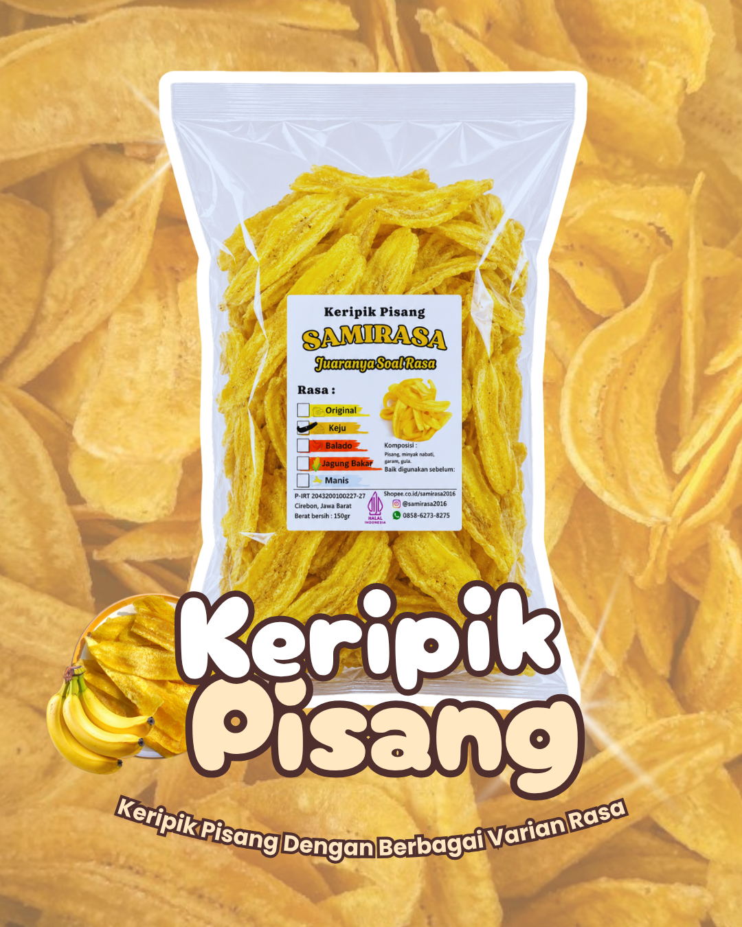 Keripik Pisang SAMIRASA